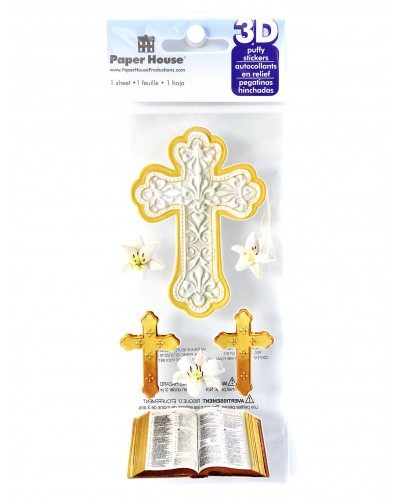 STICKERS 3D PUFFY CROSSES...