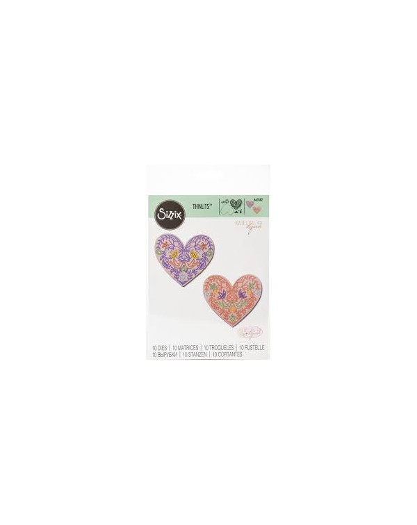 TROQUEL THINLITS LACE HEART KATELYN LIZARDI SIZZIX