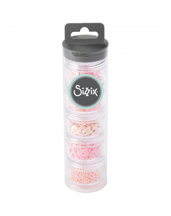 LENTEJUELAS Y CUENTAS CHERRY BLOSSOM SIZZIX