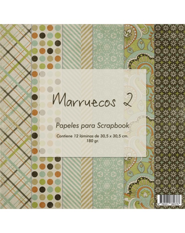 PAD DE PAPELES 12"x12" MARRUECOS 2