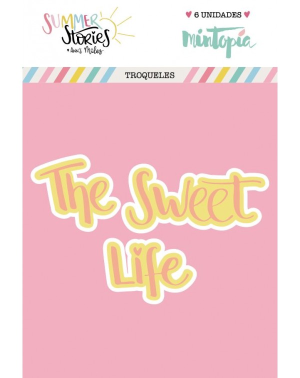 TROQUEL THE SWEET LIFE DOBLE CAPA SUMMER STORIES MINTOPIA