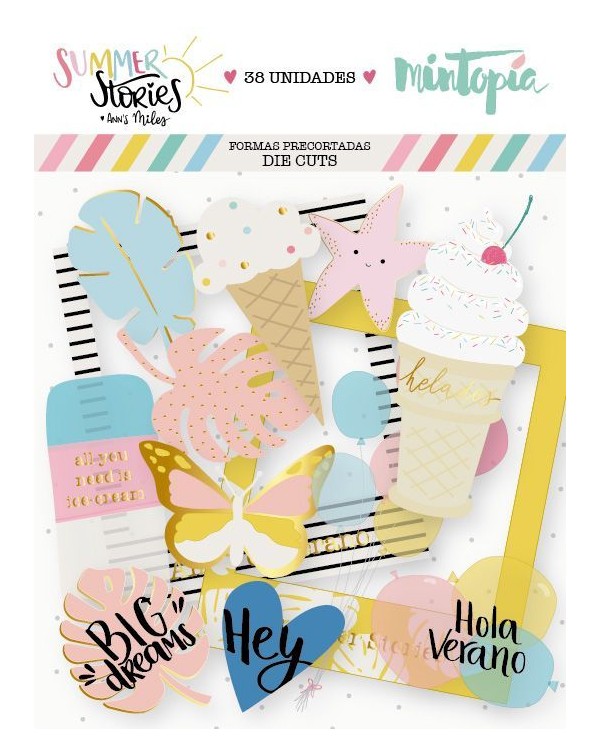 DIE CUTS VELLUM SUMMER STORIES MINTOPIA