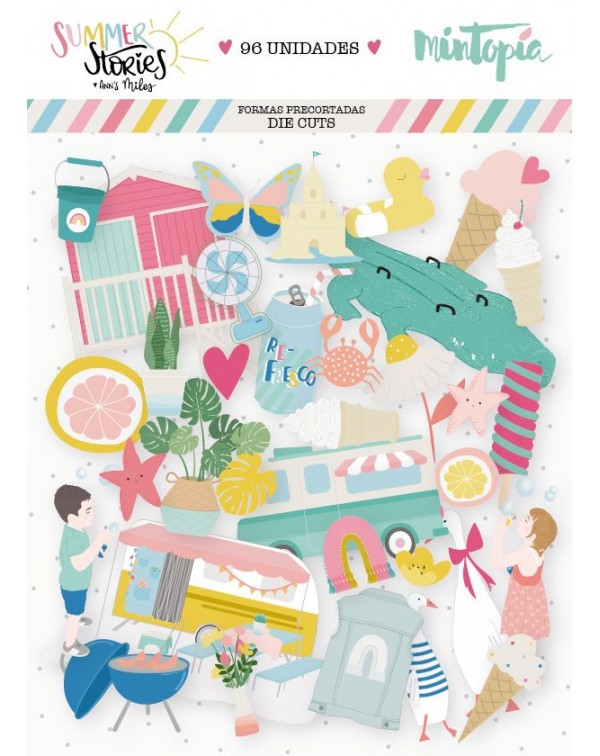 DIE CUTS ILUSTRACIONES SUMMER STORIES MINTOPIA