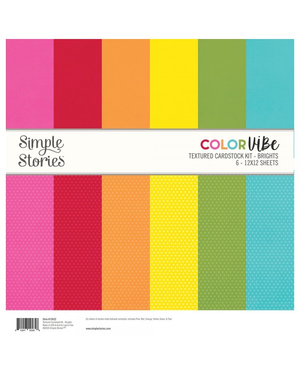 PAD DE PAPELES COLOR VIBE SIMPLE STORIES