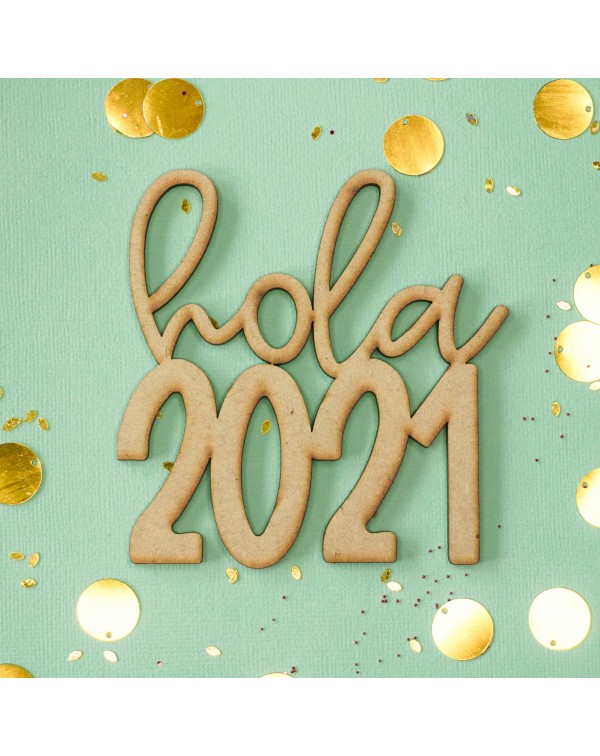 MADERITA HOLA 2021 ARTESANA TALLER