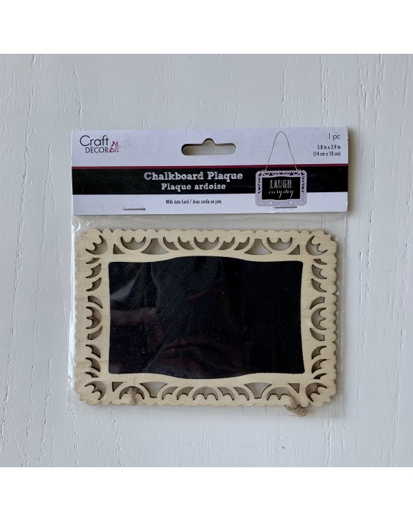 PIZARRA RECTANGULAR CRAFT DECOR