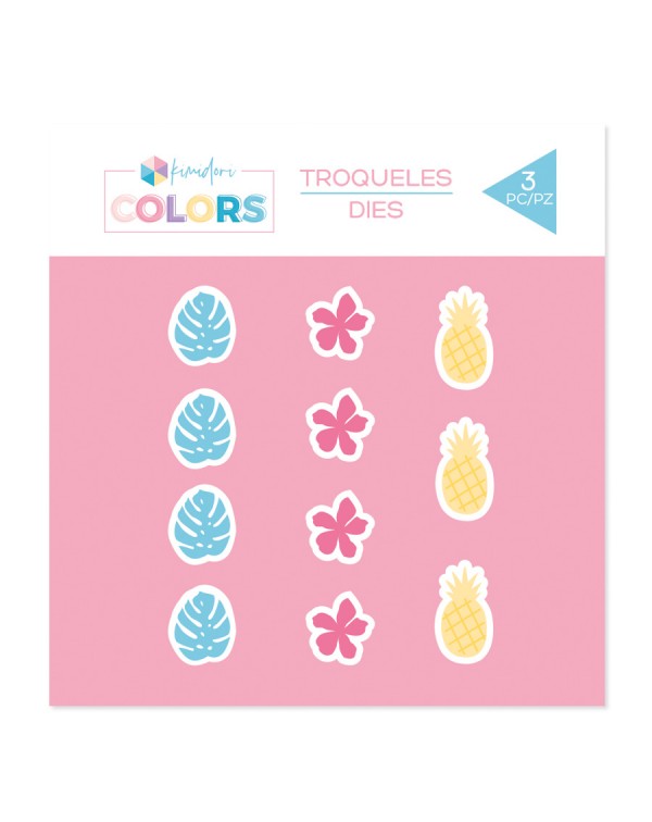 TROQUEL CONFETTI TROPICAL KIMIDORI COLORS