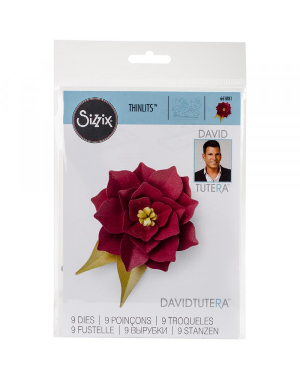 TROQUEL DAVID TUTERA FRAMELITS LARGE 3-D FLOWER SIZZIX