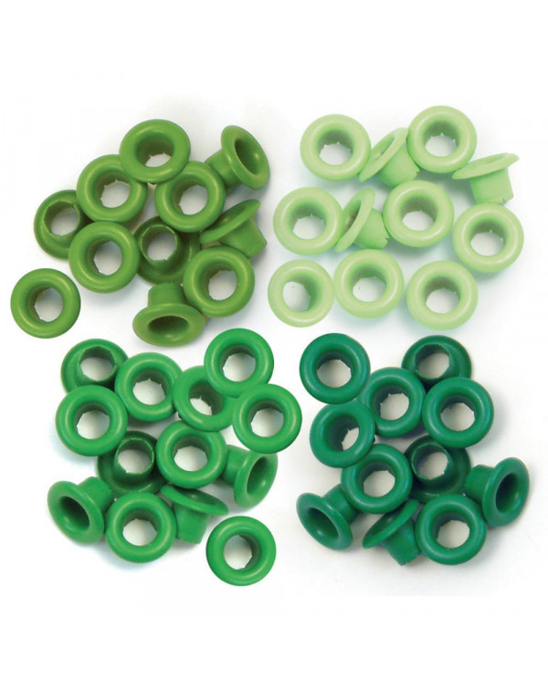 EYELETS Standard Verde 60 unidades WRMK - Artesana taller