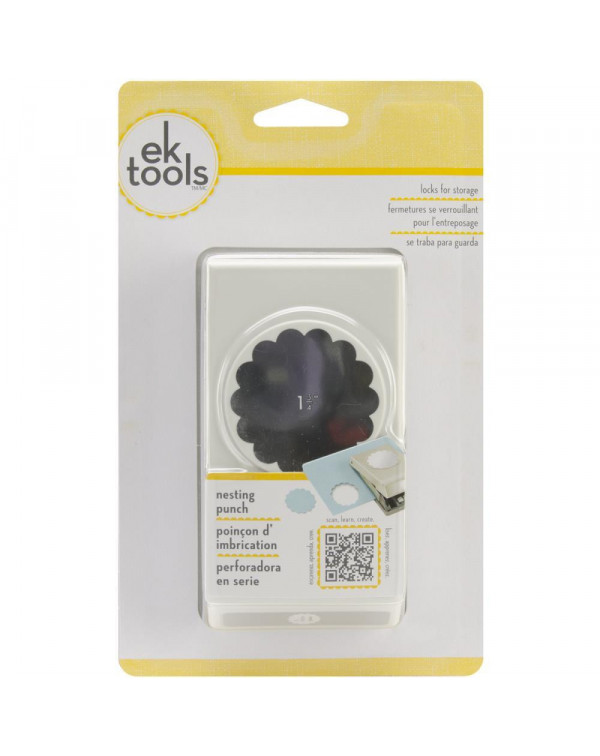 TROQUELADORA DE CIRCULO SCALLOP 1.75" EK TOOLS