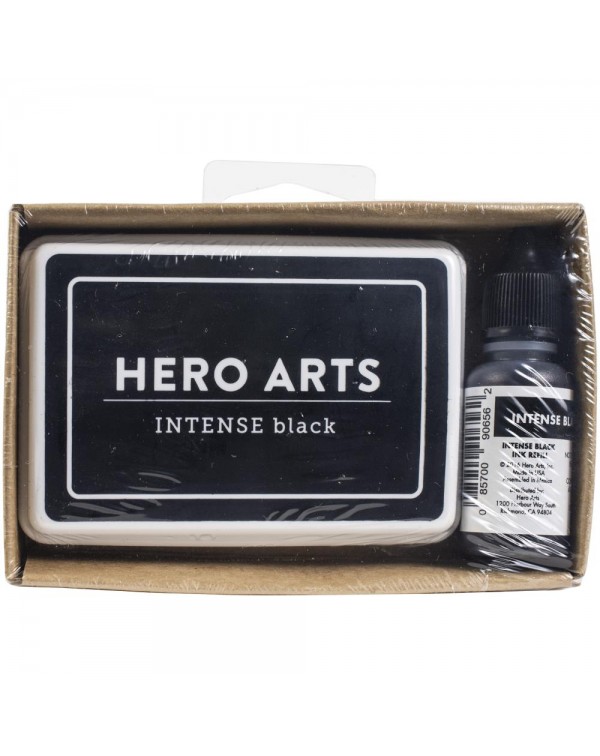 KIT ALMOHADILLA + REPUESTO DE TINTA PERMANENTE HERO ARTS