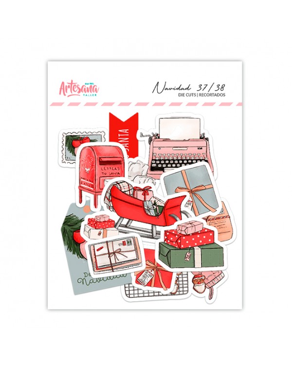 DIE CUTS NAVIDAD 37 & 38 ARTESANA TALLER