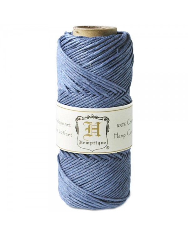 BOBINA DE HILO DE ALGODON COLOR DUSTY BLUE HEMPTIQUE