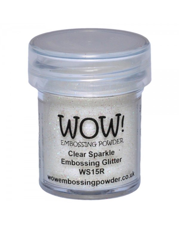 POLVO DE EMBOSSING CLEAR SPARCKLE  WOW