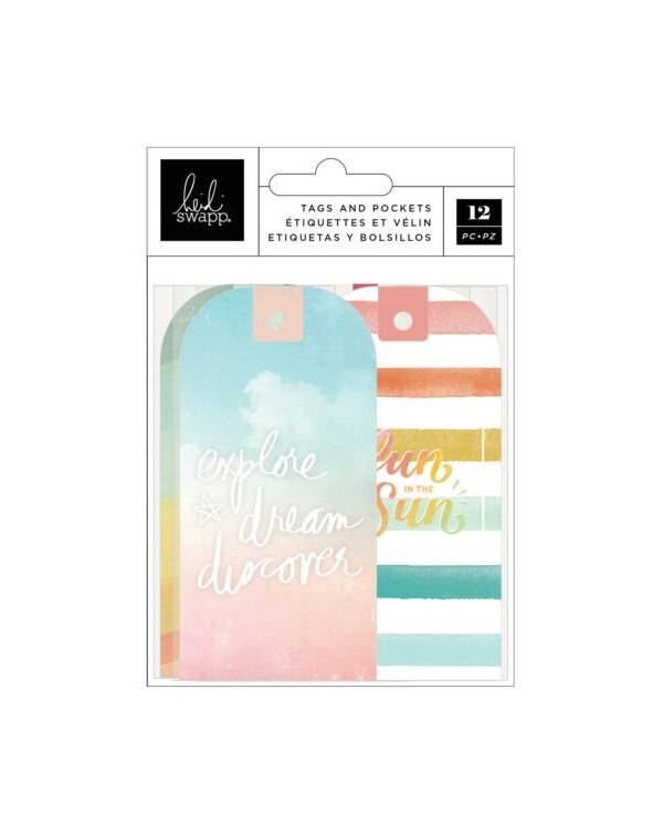 TAGS & POCKETS 12 PCS SUN CHASER HEIDI SWAPP