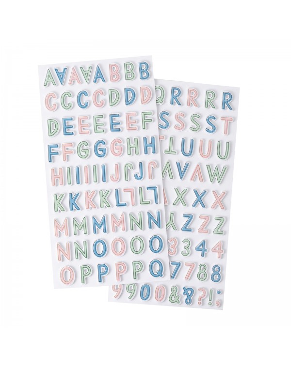 STICKERS THICKERS FOAM ALPHABET EXPLORE ROUND TRIP MAGGIE HOLMES