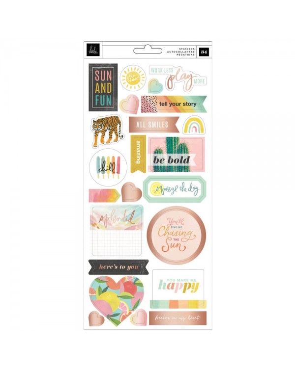 STICKERS CARDSTOCK SUN CHASER HEIDI SWAPP