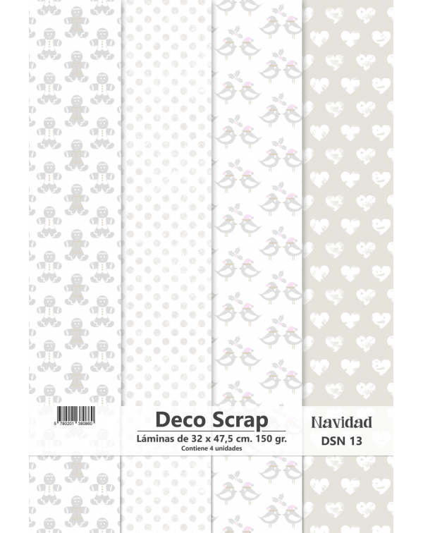 PAPEL DECO SCRAP NAVIDAD DSN 13