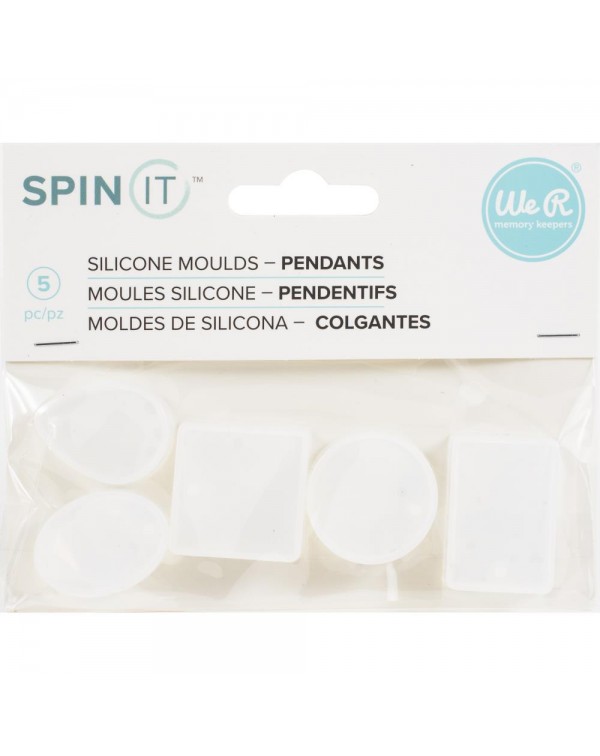 MOLDES DE SILICONA COLGANTES X 5 UNIDADES WRMK