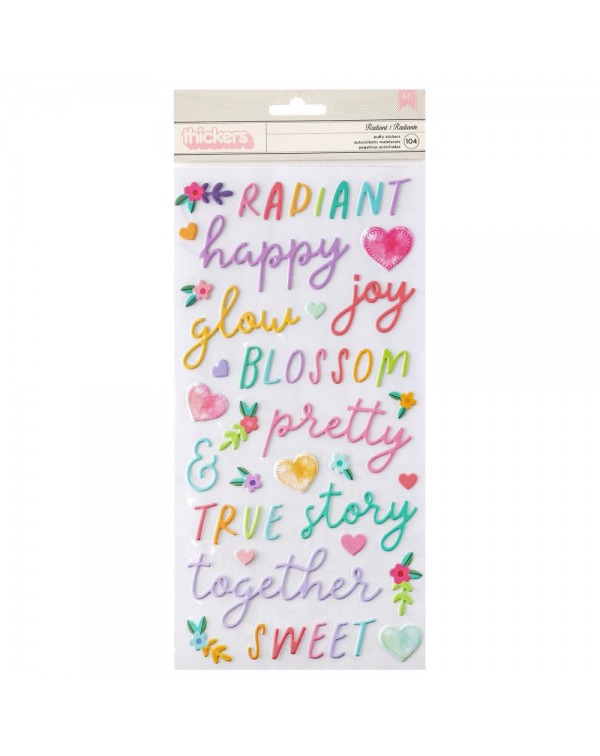 STICKERS X 42 PC BLOOMING WILD PAIGE EVANS