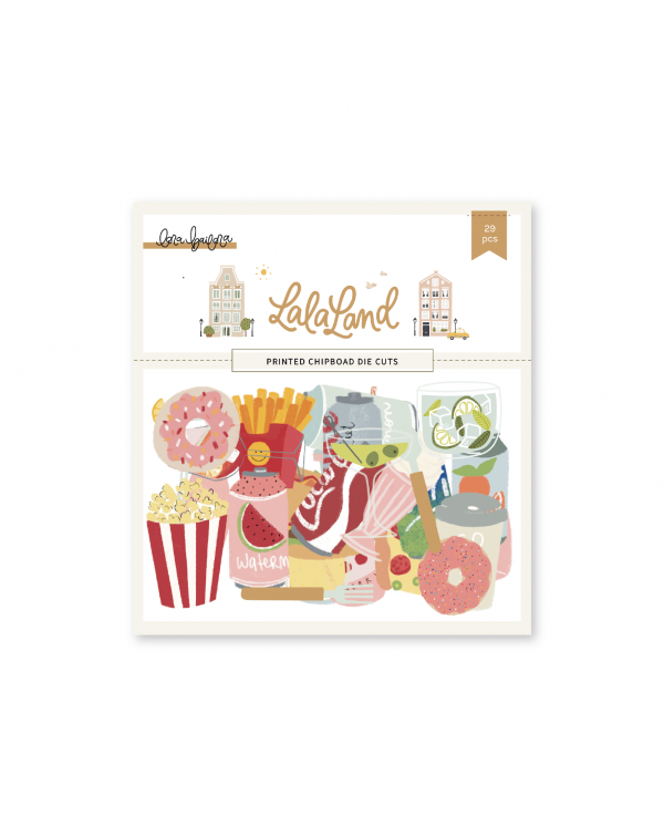 DIE CUTS CHIPBOARD LA LA LAND LORA BAILORA