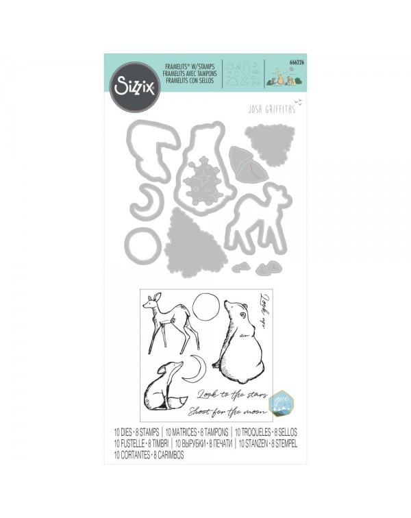 SET DE SELLO Y TROQUEL FRAMELITS SIZZIX