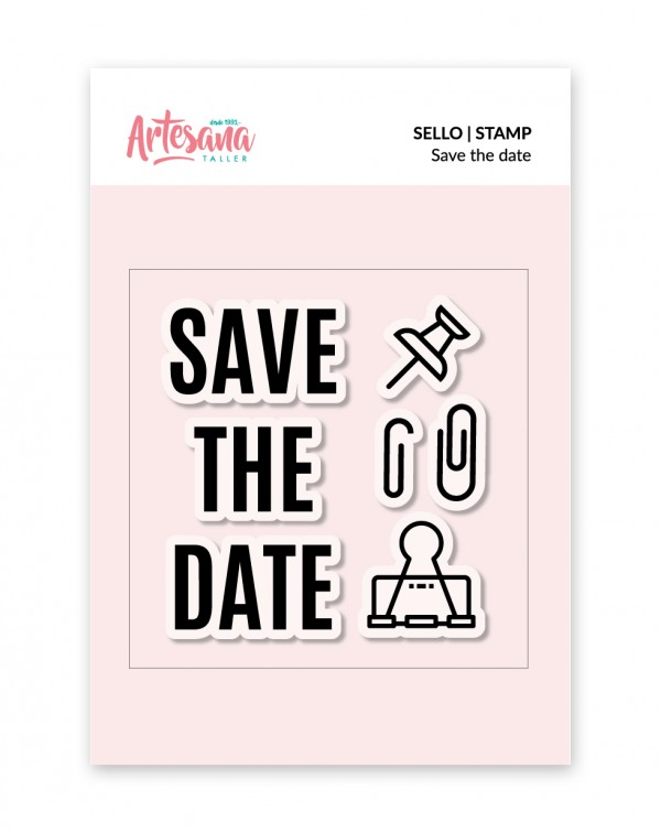 SELLO SAVE THE DATE ARTESANA TALLER