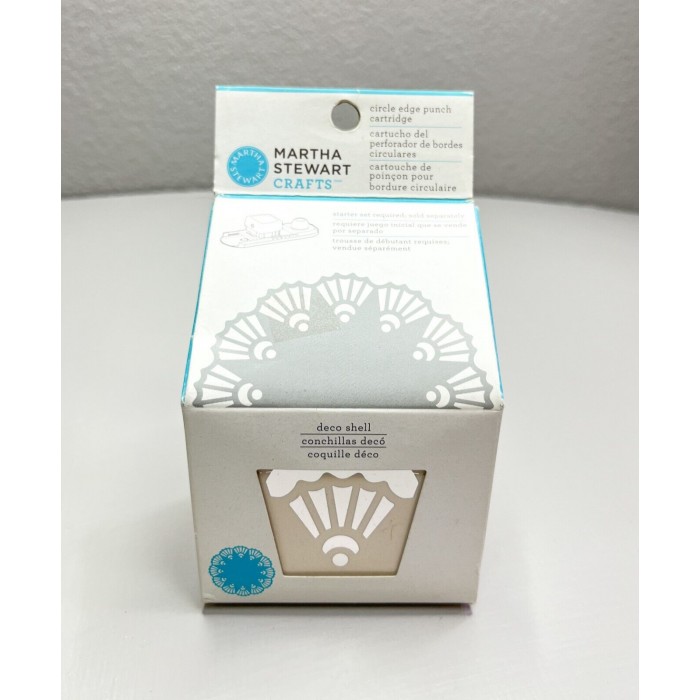 84 MARTHA STEWART 42-93006 DECO SHELL CIRCLE EDGE CARTRIDGE