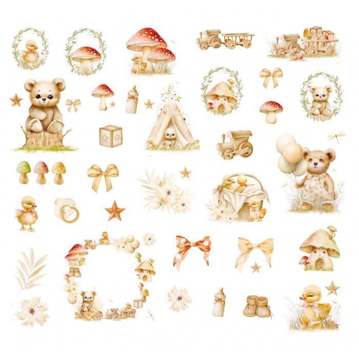 DIE CUTS ILUSTRACIONES PEQUEÑO TESORO NEBIAN