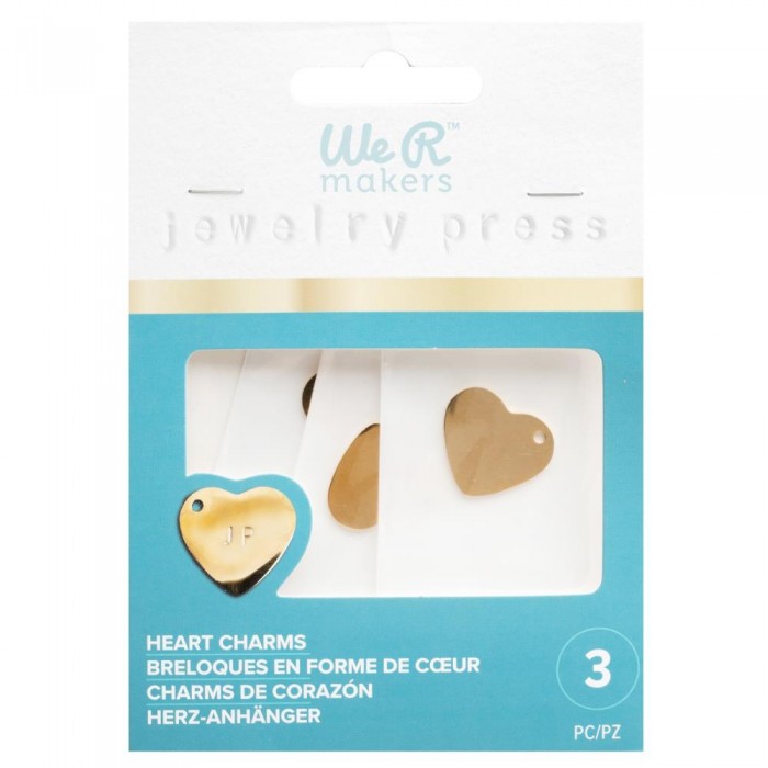 CHAPAS FORMA CORAZON PARA CREADOR DE JOYERIA JEWELRY PRESS