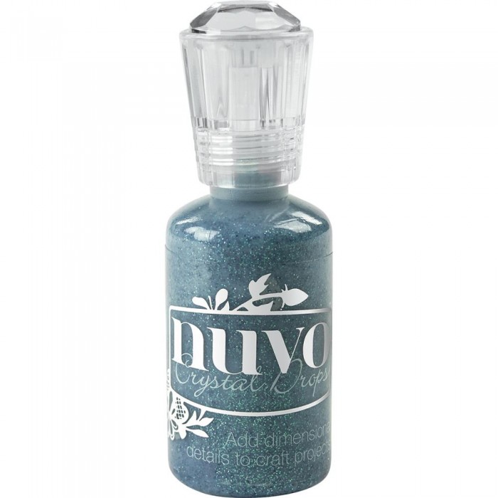 GLITTER DROPS DAZZLING BLUE NUVO