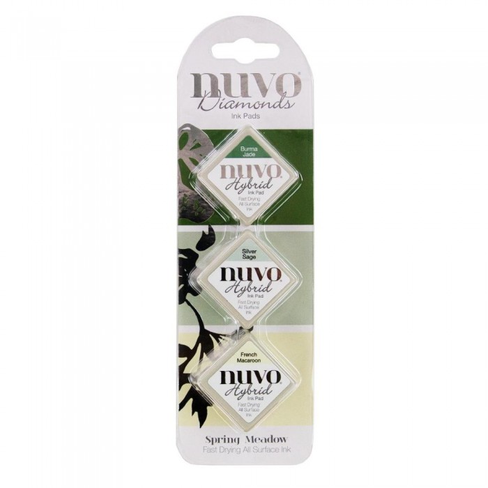 DIAMOND HYBRID INK PAD SPRING MEADOW NUVO