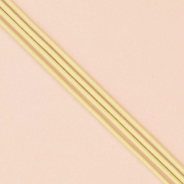 CUERDA ELASTICA AMARILLO PASTEL 2,5MM CRAFTELIER