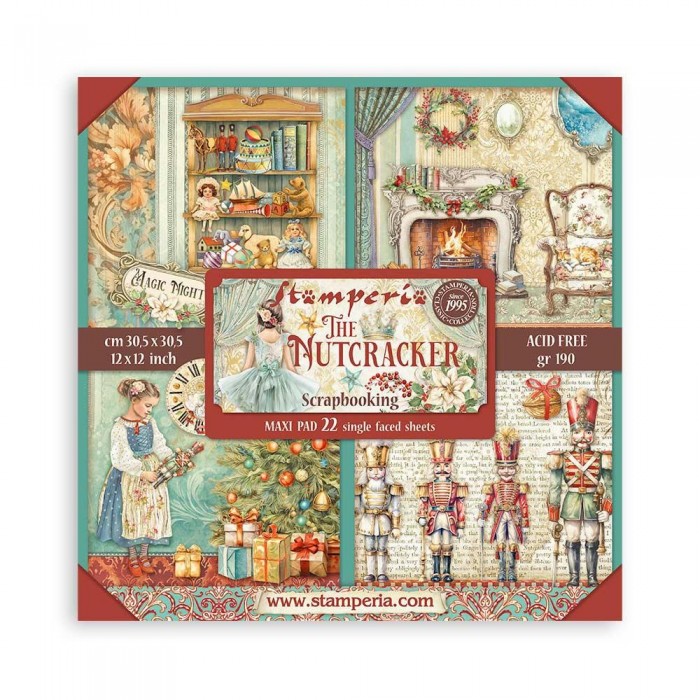 PAPER PAD THE NUTCRACKER 12X12 STAMPERIA