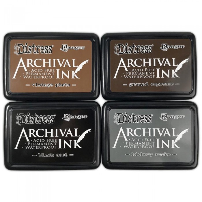 ARCHIVAL INK DISTRESS PACK 4 COLORES RANGER