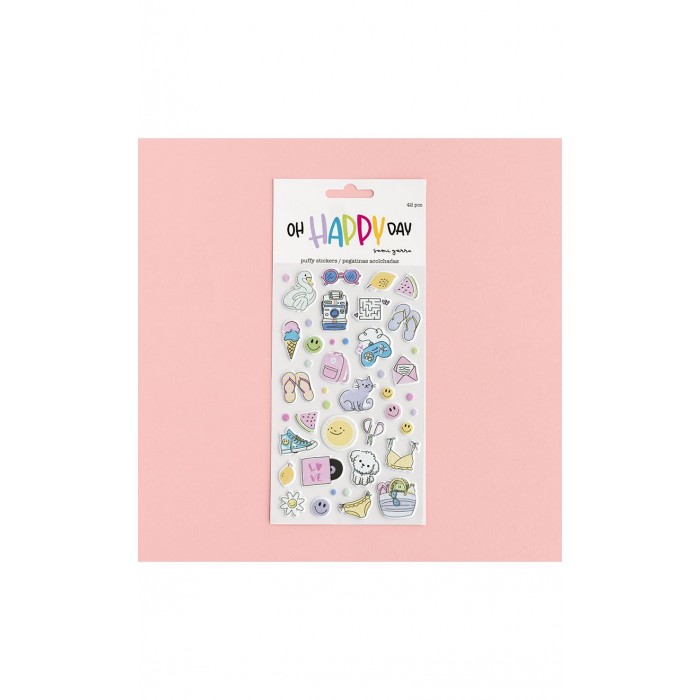 STICKERS ILUSTRACIONES OH HAPPY DAY SAMI GARRA BASICCCREA