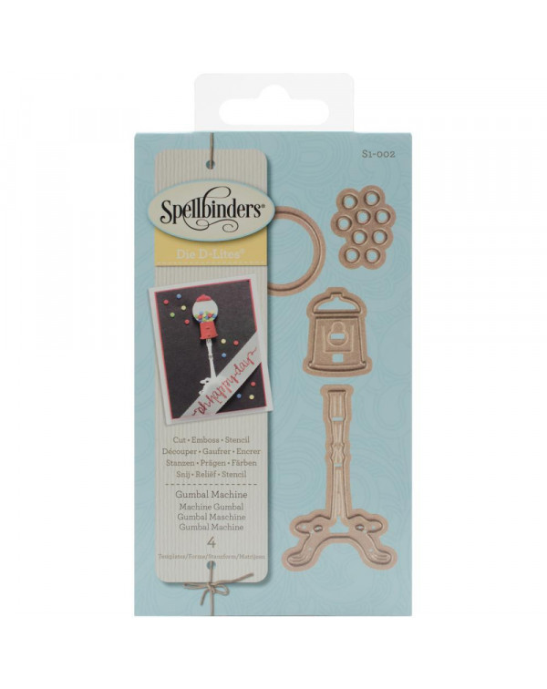 TROQUEL GUMBAL MACHINE SPELLBINDERS