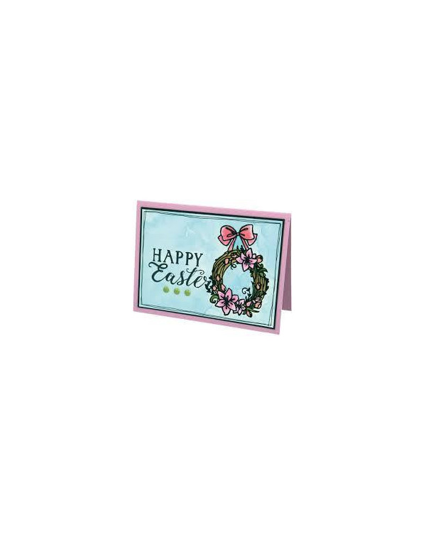 SIZZIX STAMPS 661998 HAPPY EASTER