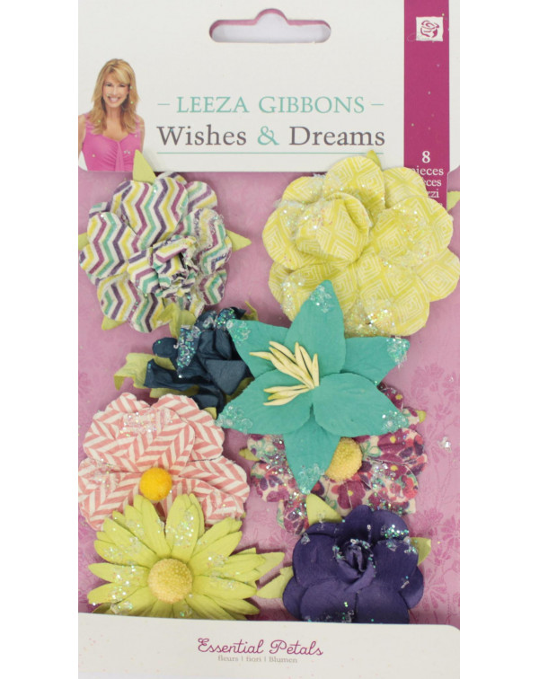 FLORES DE PAPEL ESSENTIAL PETALS WISHES & DREAMS LEEZA GIBBONS