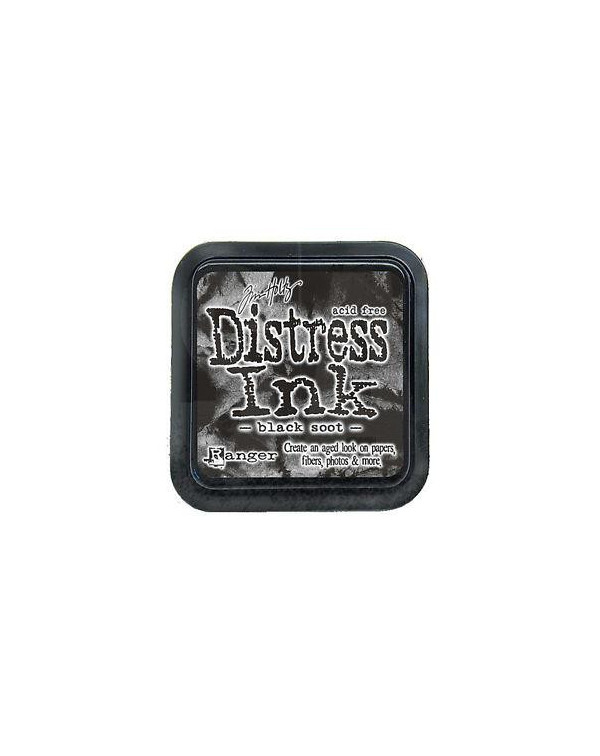 TINTA DISTRESS INK COLOR BLACK SOOT