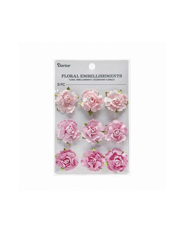 FLORES DE PAPEL SMALL ROSE PINK DARICE