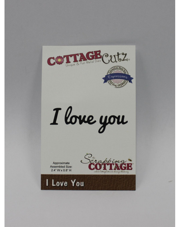 TROQUEL CUTZ I LOVE YOU CCX-033 COTTAGE