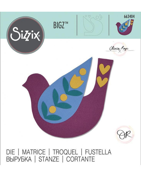 TROQUEL BIGZ PAJARO POPULAR SIZZIX