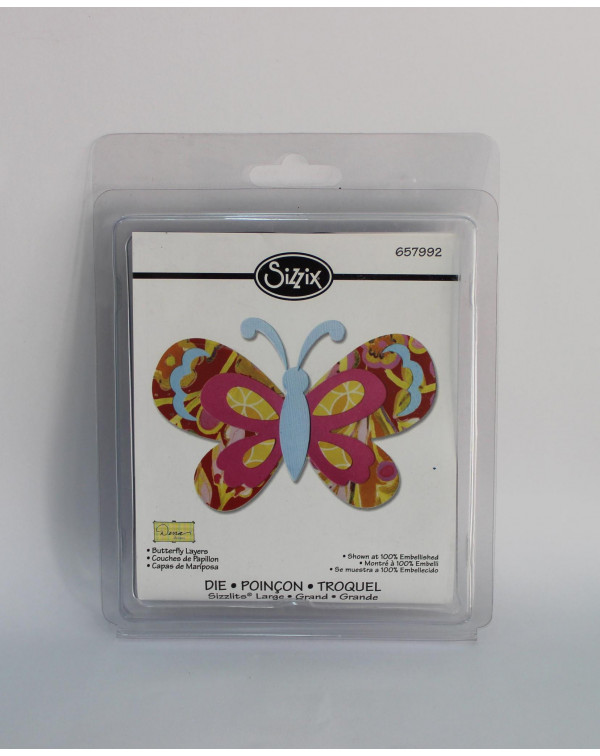 TROQUEL SIZZLITS LARGE BUTTERFLY LAYERS SIZZIX