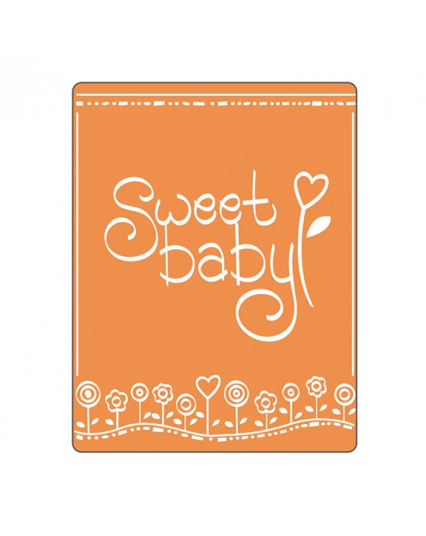 SIZZIX PHRASE SWEET BABY 661461