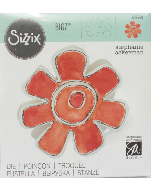 TROQUEL BIGZ FLOR SIZZIX