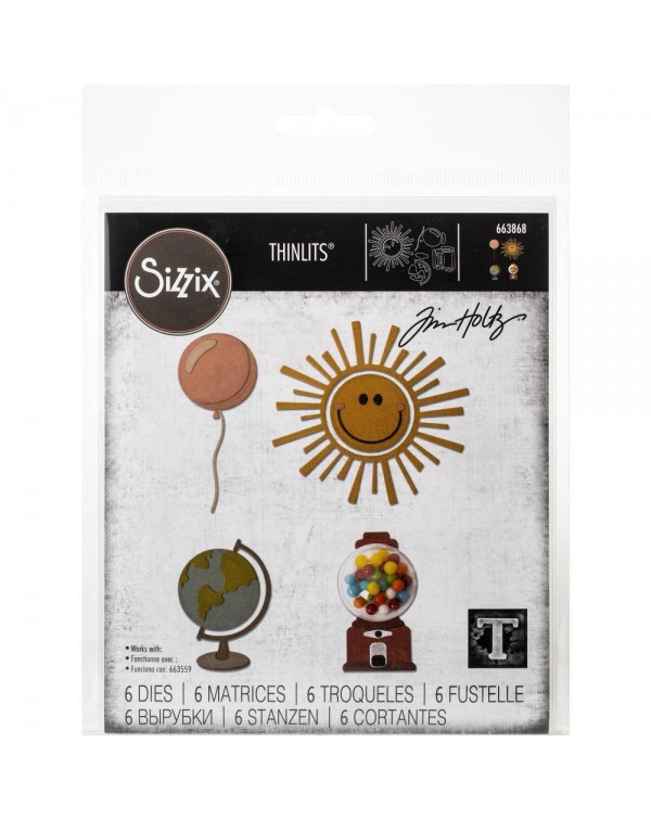 TROQUEL THINLITS JUEGO DE CIRCULOS TIM HOLTZ SIZZIX