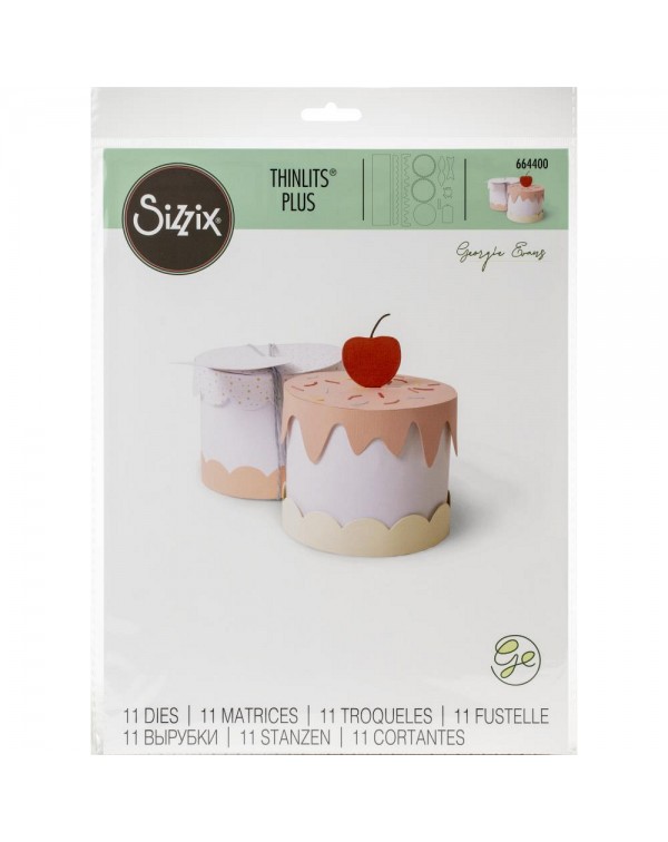 TROQUEL PARA PLUS THINLITS CAJA DE PASTEL SIZZIX