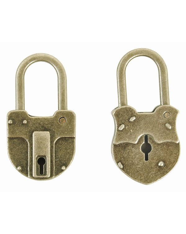 MINIATURAS TREASURES METAL PADLOCKS KAISER CRAFT