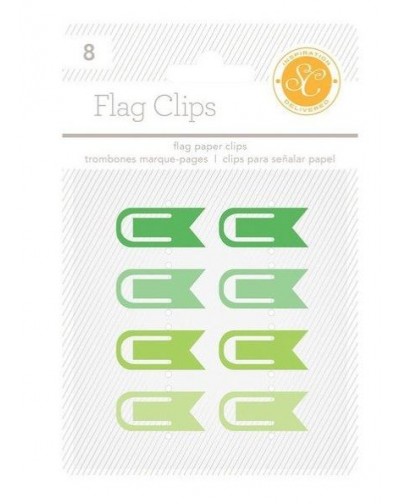 CLIPS CHIPBOARD FLAG GREEN...
